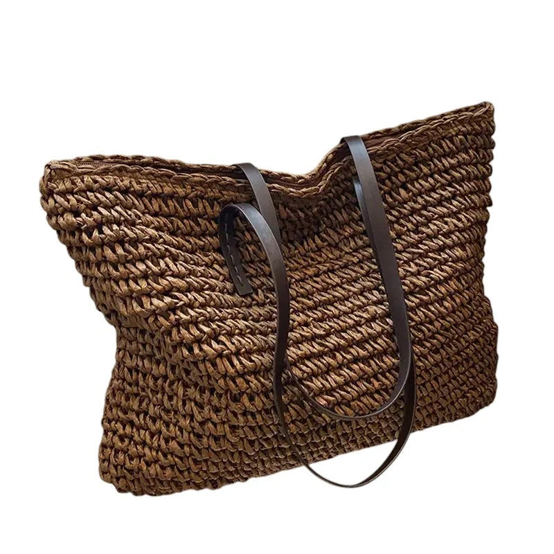 Olivia | Woven Tote Bag Spacious Lightweight 1