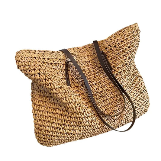 Olivia | Woven Tote Bag Spacious Lightweight 2