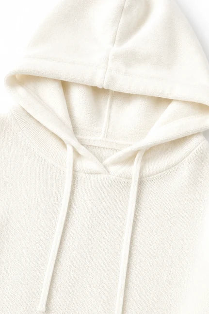 Oversized Hooded Knit Sweater | Women's Relaxed Fit Pullover 5