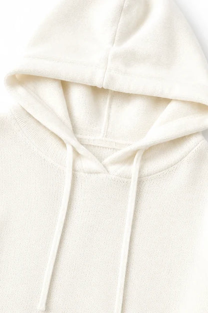 Oversized Hooded Knit Sweater | Women's Relaxed Fit Pullover 5