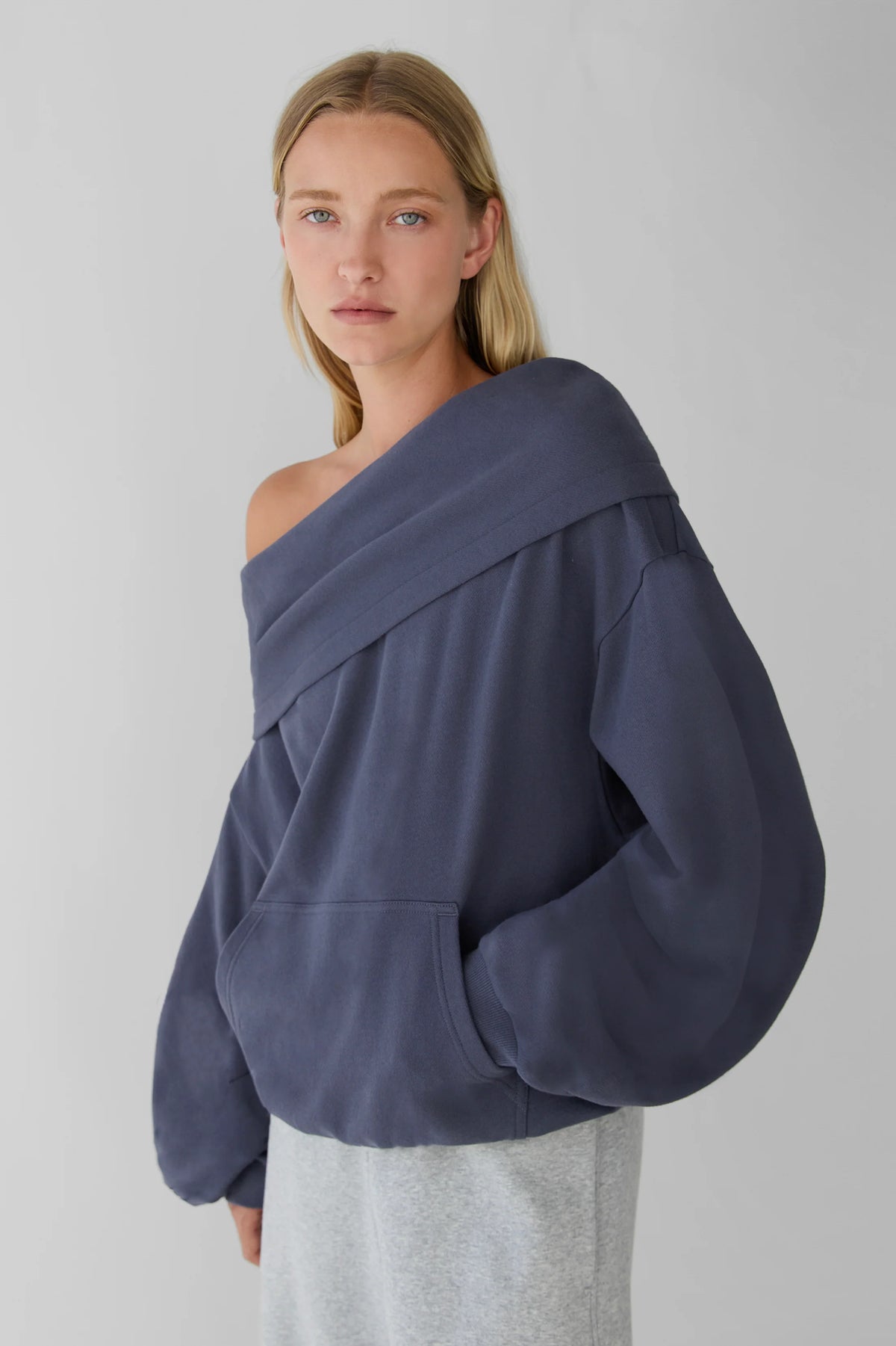 Oversized Slouchy Hoodie | Cotton Terry Sweatshirt 1