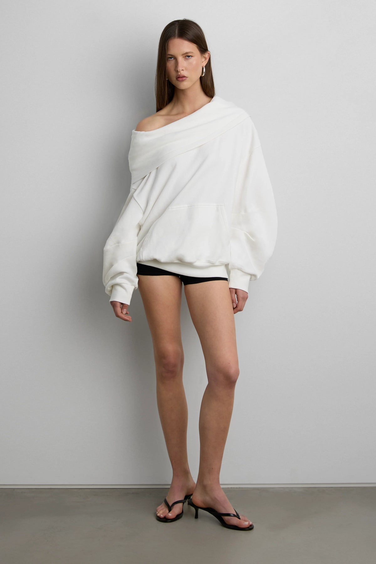Oversized Slouchy Hoodie | Cotton Terry Sweatshirt 12