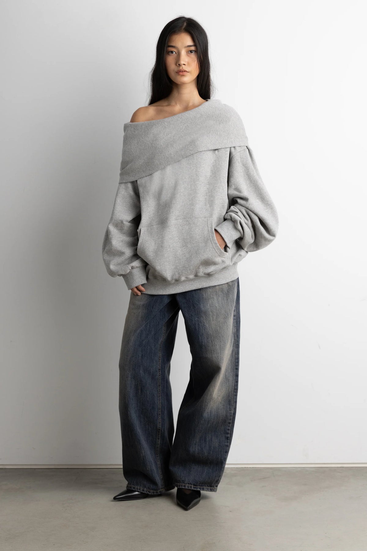 Oversized Slouchy Hoodie | Cotton Terry Sweatshirt 13