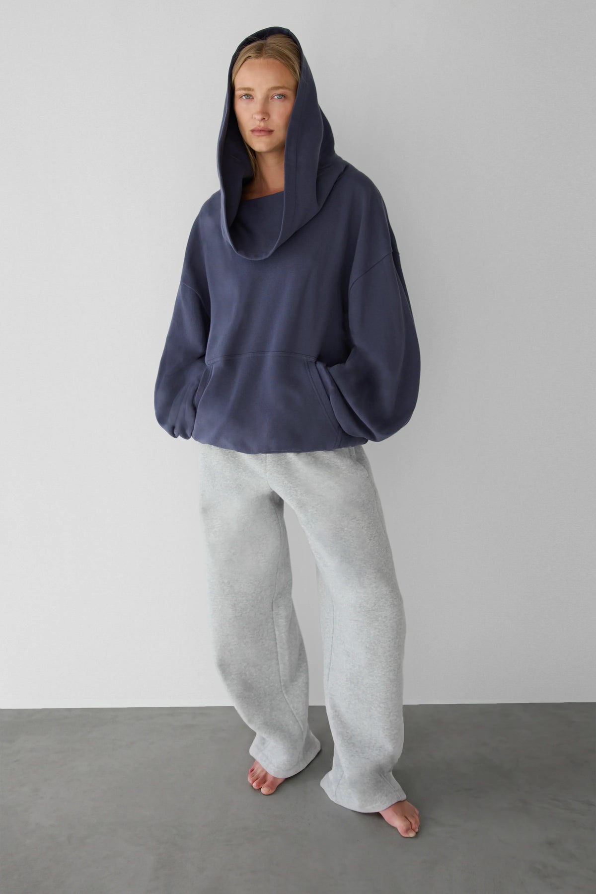 Oversized Slouchy Hoodie | Cotton Terry Sweatshirt 2