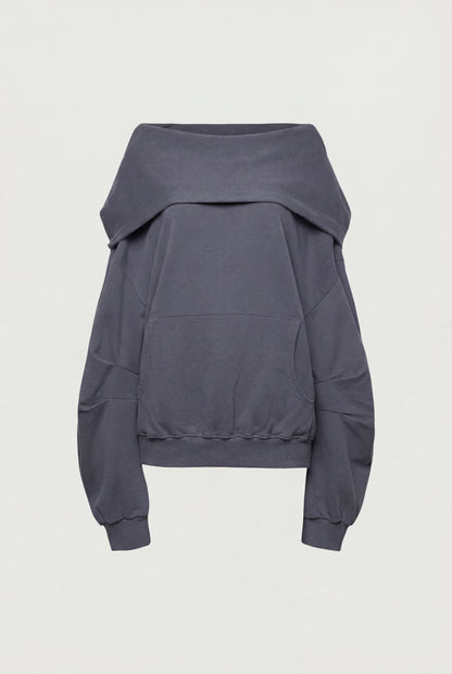 Oversized Slouchy Hoodie | Cotton Terry Sweatshirt 4