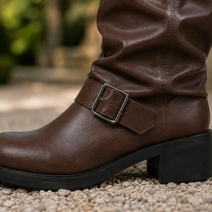 Padova | Knee-High Biker Boots Leather-Look 1