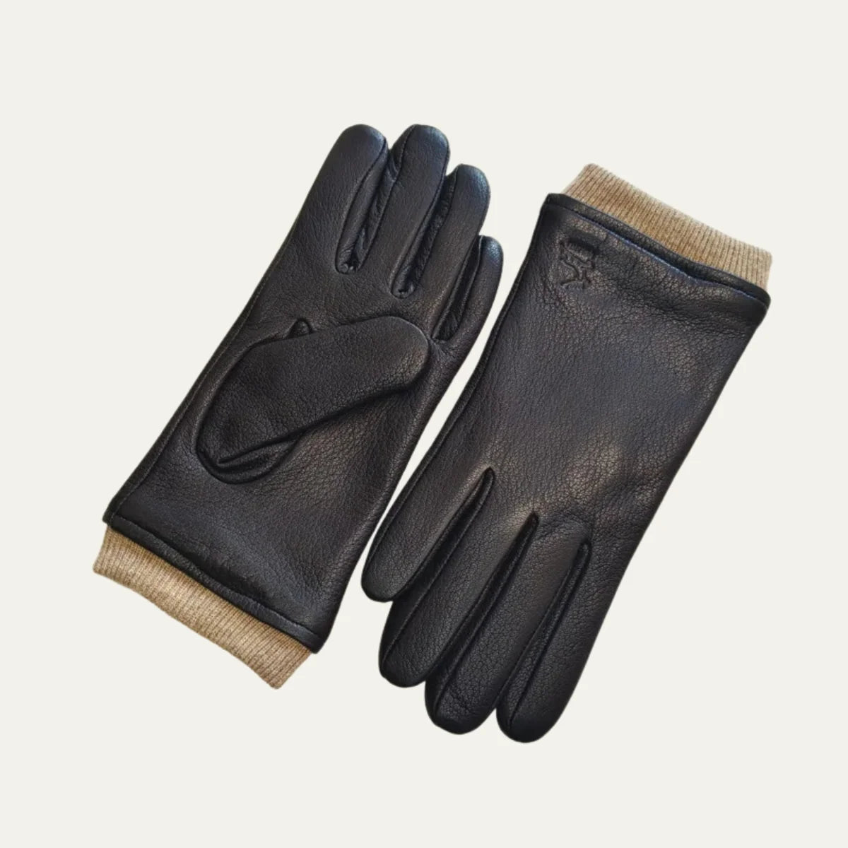 Palermo | Men's Faux Leather Wool Lined Winter Gloves 1