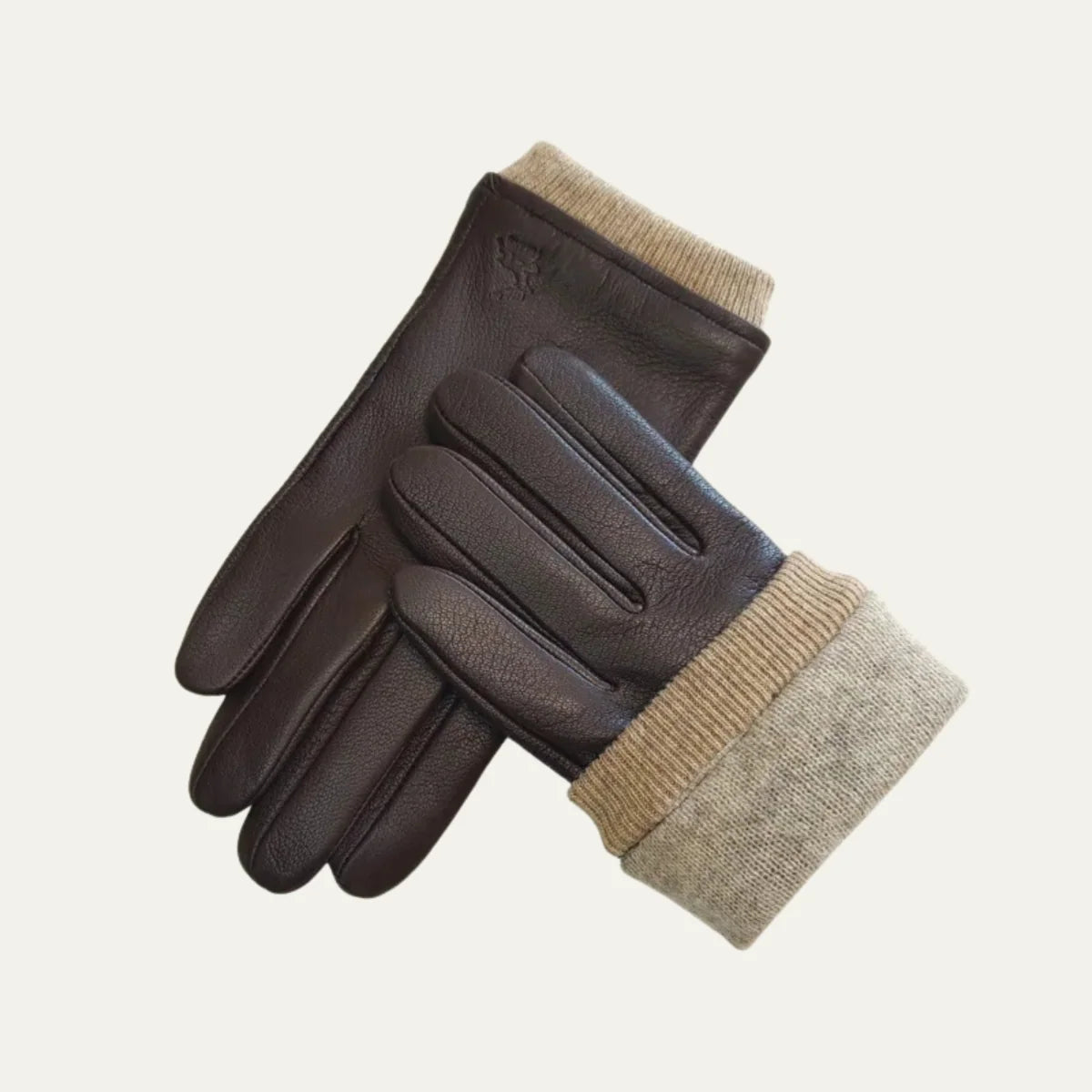 Palermo | Men's Faux Leather Wool Lined Winter Gloves 7