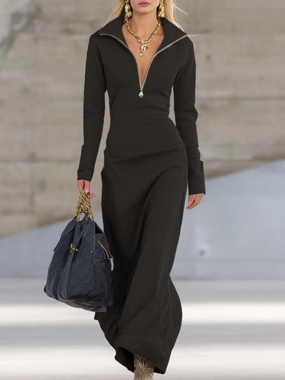 Pink V-Neck Maxi Dress | Women's Summer Formal Dress 9