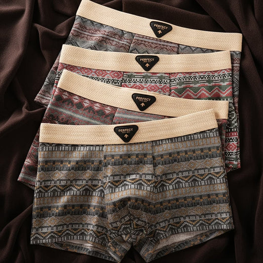 Porter Retro Cotton Boxers | Men's Organic Cotton Underwear 0