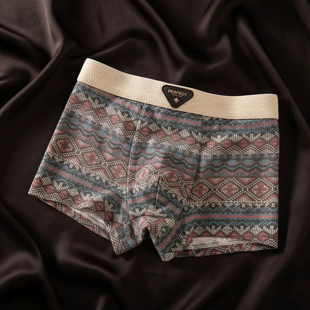 Porter Retro Cotton Boxers | Men's Organic Cotton Underwear 7