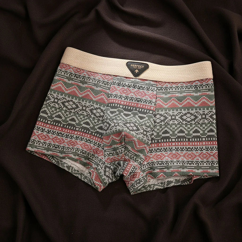 Porter Retro Cotton Boxers | Men's Organic Cotton Underwear 8