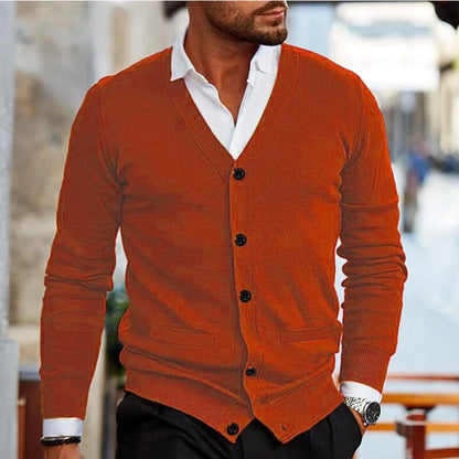 Porto Cervo | Men's Cardigan Sweater V Neck Lightweight Knit 2