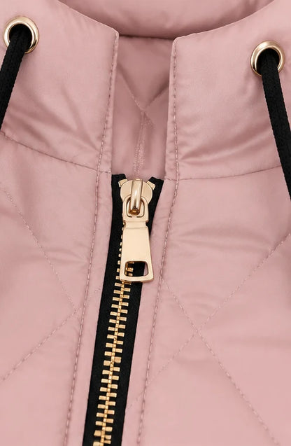 Quilted Hooded Jacket | Women's Winter Coats Longer Cut 7