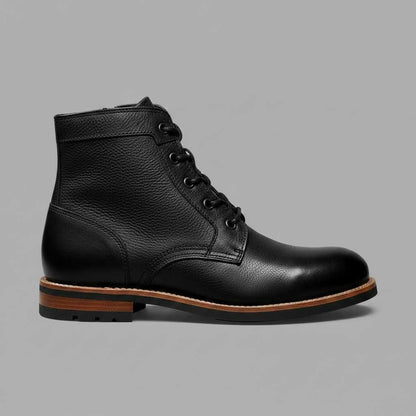 Retro Leather Boots | Men's Classic Footwear