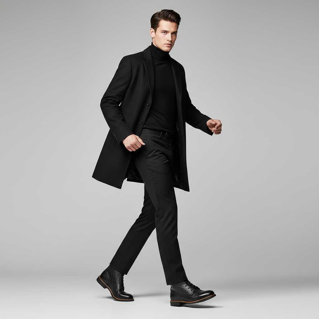 Retro Leather Boots | Men's Classic Footwear