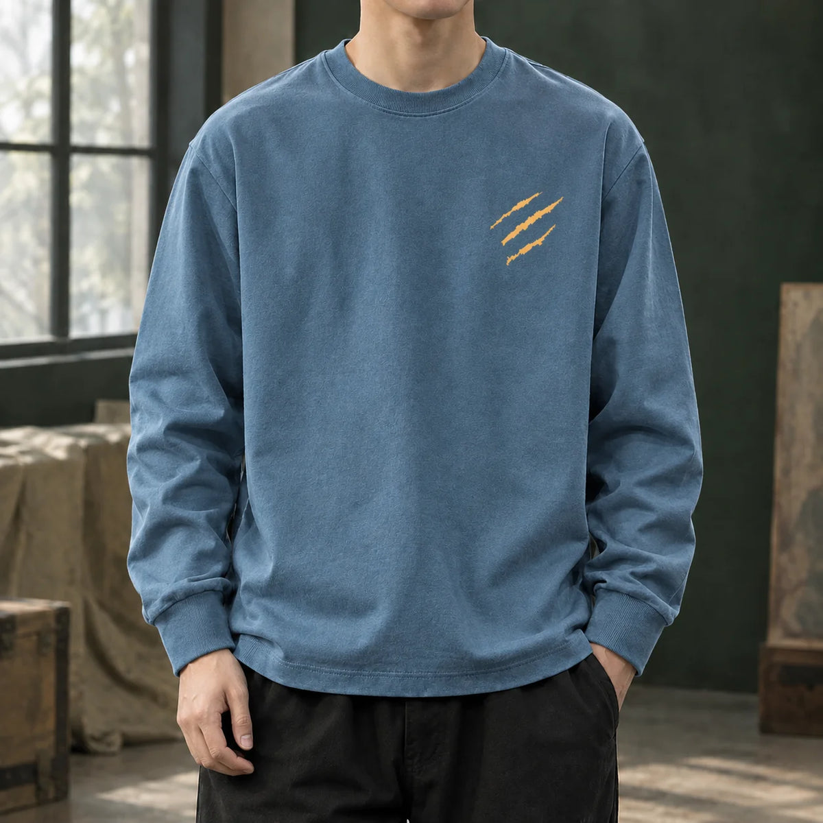 Romano Crew Neck Sweater | Men's Casual Cotton Sweater 4