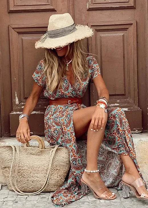 Romantic Breeze | Women's Floral Maxi Dress for Summer 1