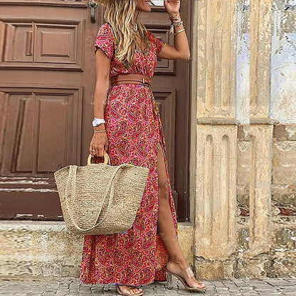 Romantic Breeze | Women's Floral Maxi Dress for Summer 4