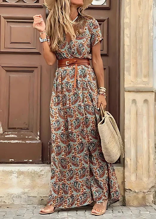 Romantic Breeze | Women's Floral Maxi Dress for Summer 5