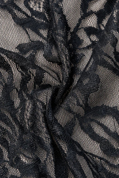 Sheer Lace-Look Leggings with Opaque Lining | Women's Slim Fit Pants 8