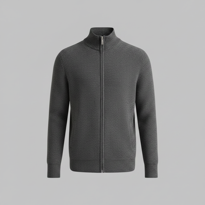 Slim Fit Zip Up Cardigan | Men's Cardigan Sweater 6