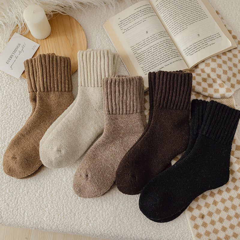 Soft Warm Mid-Calf Socks 5 Pack | Everyday Comfort Socks 0