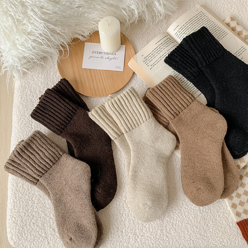Soft Warm Mid-Calf Socks 5 Pack | Everyday Comfort Socks 1