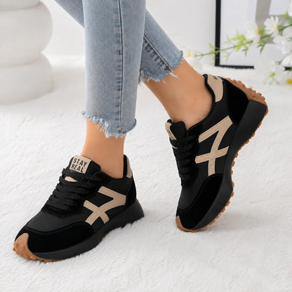 Solenne | Women's Flat-Platform Non-Slip Chunky Sneakers 10