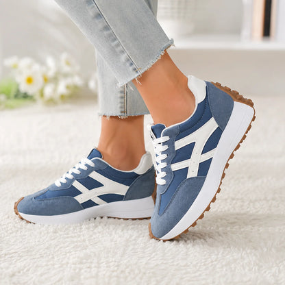 Solenne | Women's Flat-Platform Non-Slip Chunky Sneakers 12