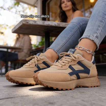 Solenne | Women's Flat-Platform Non-Slip Chunky Sneakers 2