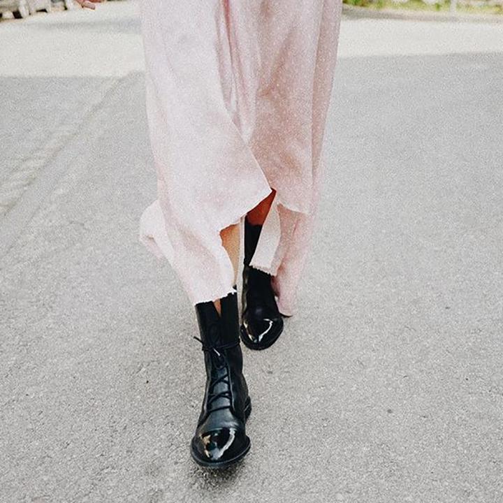 Sophia | Elegant Lace-Up Leather Ankle Boots 5