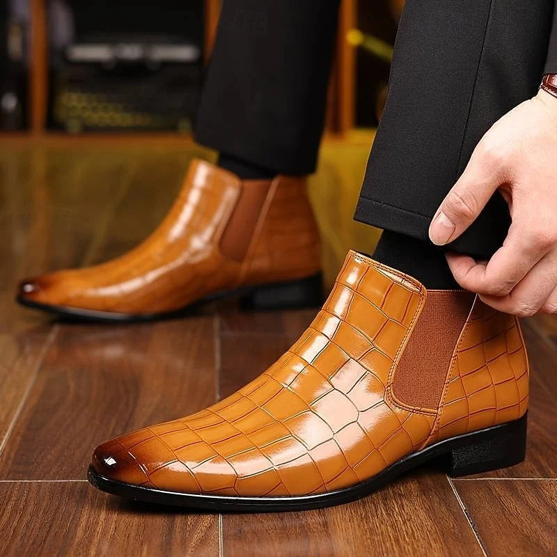 Sterling | Slip-On Chelsea Boots Black Leather 4
