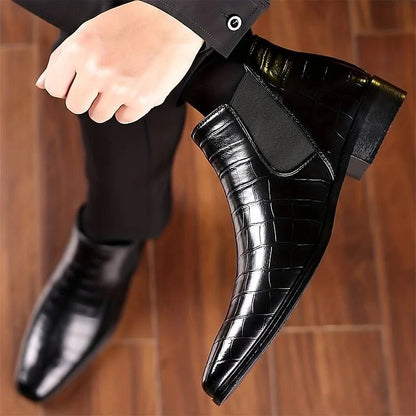 Sterling | Slip-On Chelsea Boots Black Leather 5