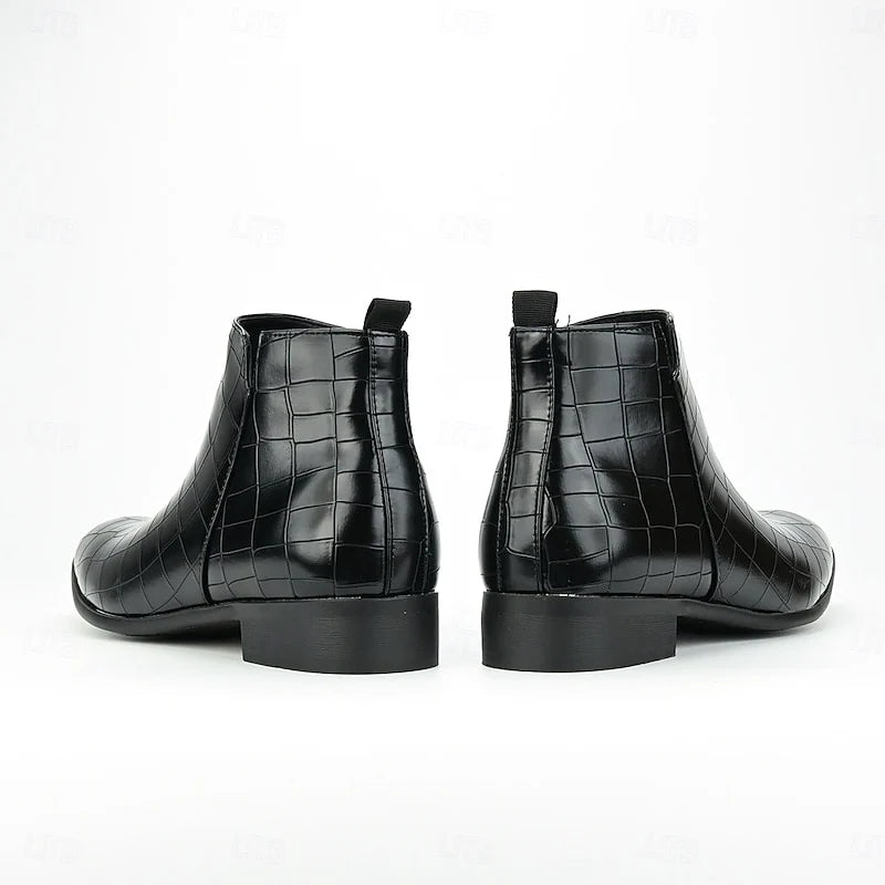 Sterling | Slip-On Chelsea Boots Black Leather 7