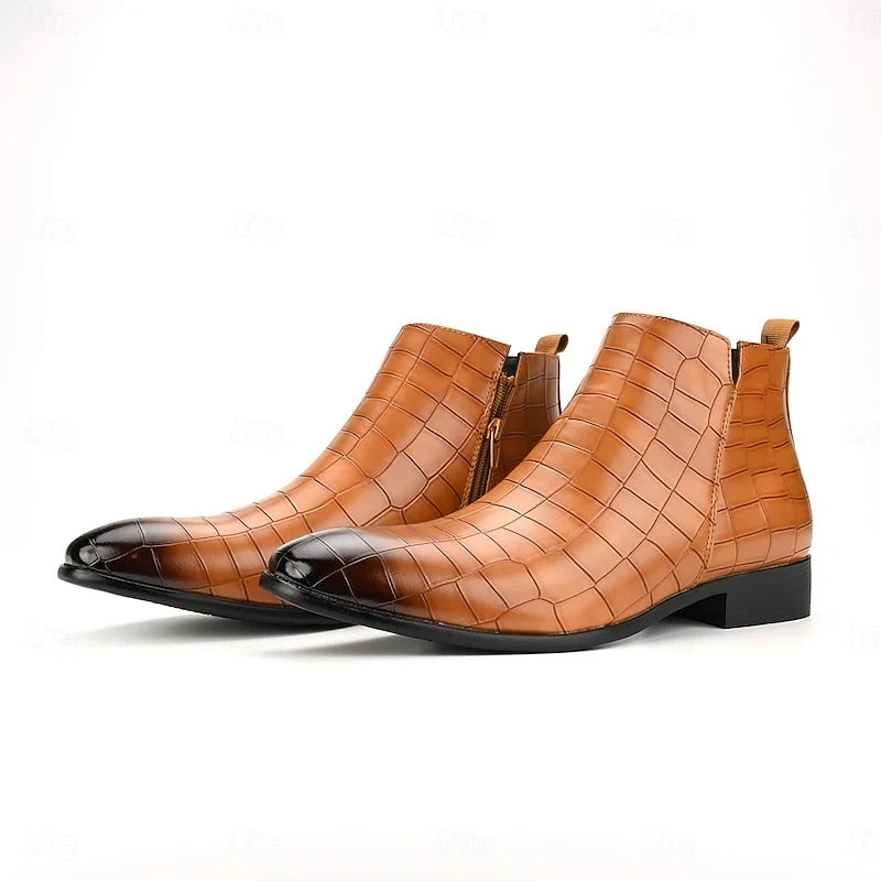 Sterling | Slip-On Chelsea Boots Black Leather 8