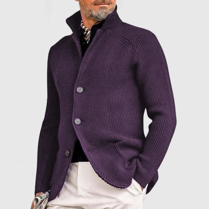 TYLER – CLASSIC BUTTON-UP KNIT CARDIGAN 7