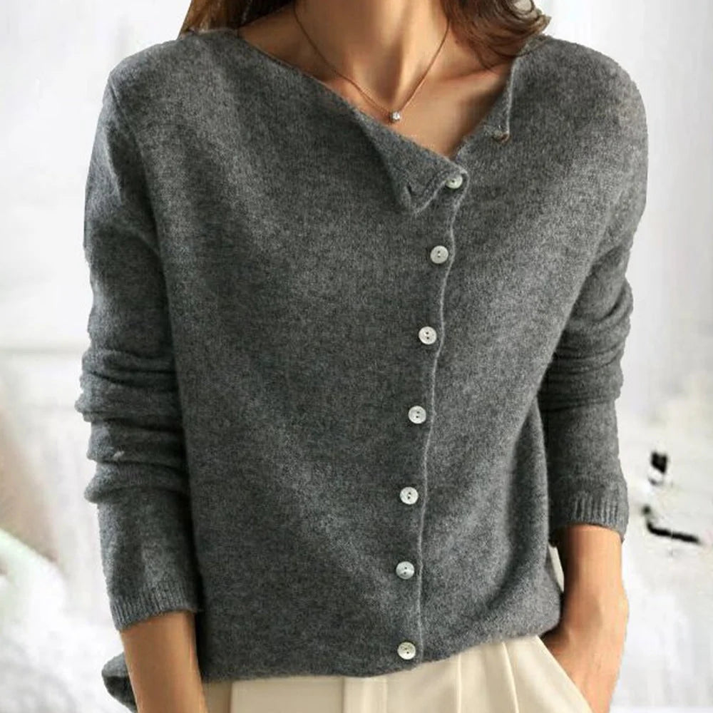 Thalia | Women's Button-Down V-Neck Cardigan 0
