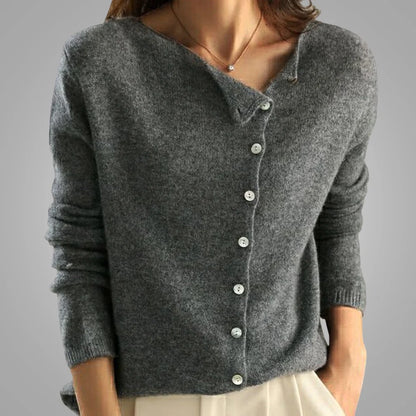 Thalia | Women's Button-Down V-Neck Cardigan 1