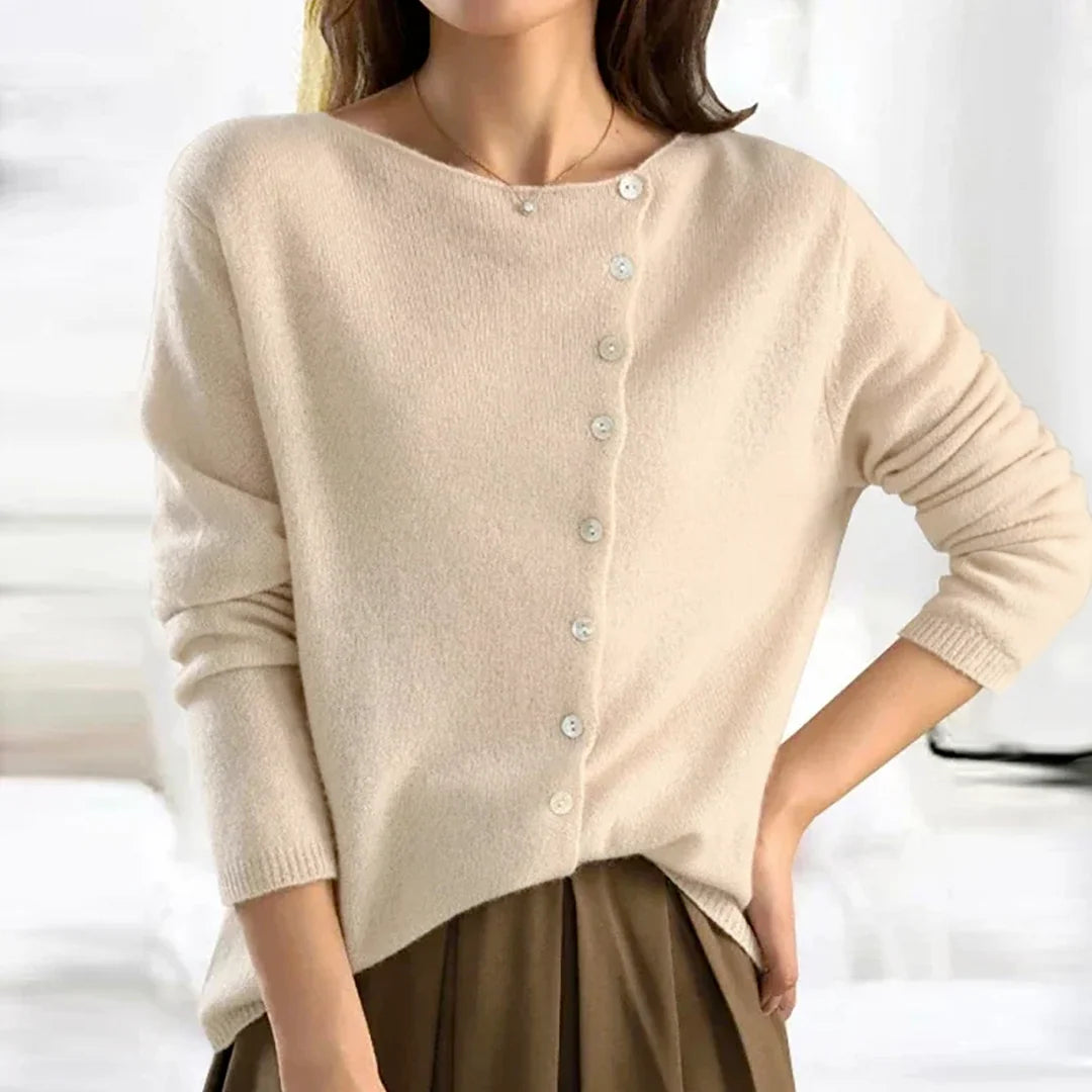 Thalia | Women's Button-Down V-Neck Cardigan 2