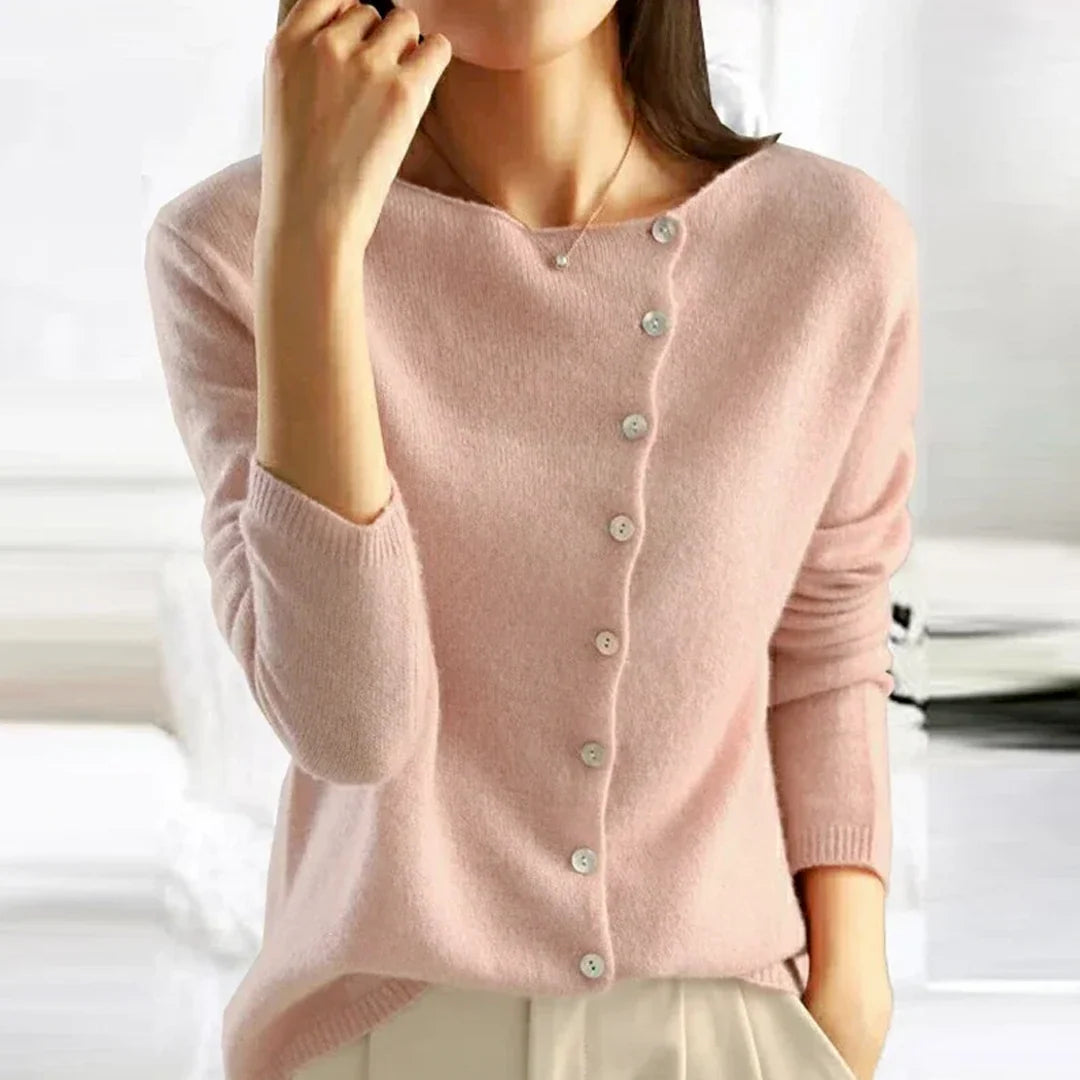 Thalia | Women's Button-Down V-Neck Cardigan 4