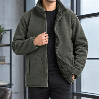 Vaughn | Men's Fleece Lined Jacket Black 3