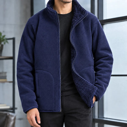 Vaughn | Men's Fleece Lined Jacket Black 5