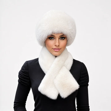 Veluna | Women's Winter Scarf and Hat Set | Soft Plush