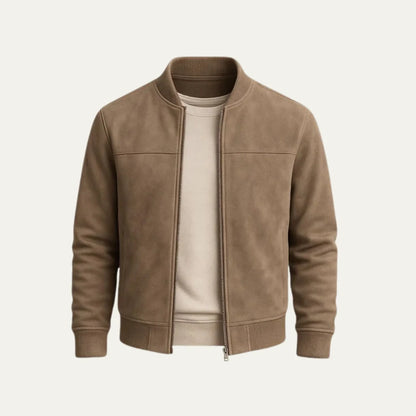 Verona | Men's Suede Jacket Tailored Fit Bomber Style 1