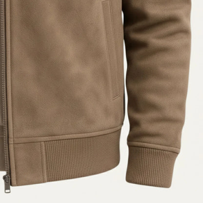 Verona | Men's Suede Jacket Tailored Fit Bomber Style 3