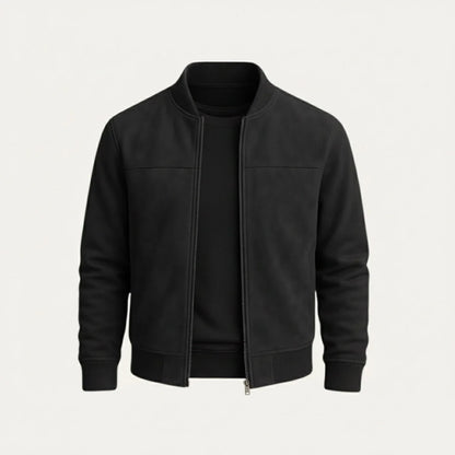 Verona | Men's Suede Jacket Tailored Fit Bomber Style 5