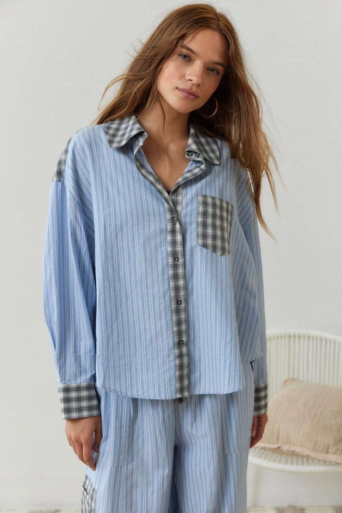 Viktoria | Women's Pajama Set Vintage 2-Piece Casual Pyjamas 6