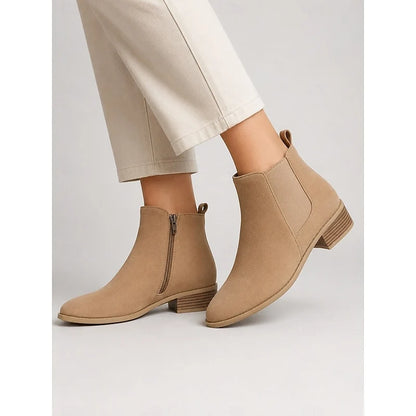 Vivienne | Pointed-Toe Block Heel Ankle Boots 5