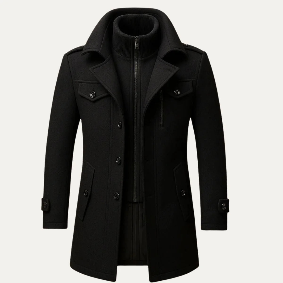 Westminster | Men's Slim Tailored Overcoat | Warm Winter Coat 2